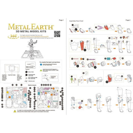 Metal Earth 3D puzzle Gold C-3PO - Hvězdné války