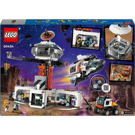 LEGO® City 60434 Vesmírná základna a startovací rampa pro raketu