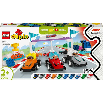 LEGO® DUPLO® 10445 Závodní auta a řidiči týmu F1®