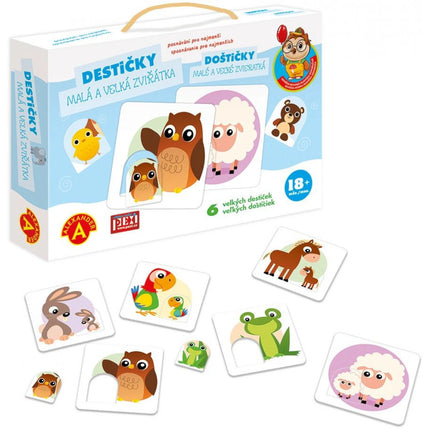 Poznávání pro nejmenší Destičky Malá a velká zvířátka