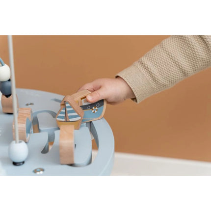 Stolek s aktivitami dřevěný Námořnický záliv