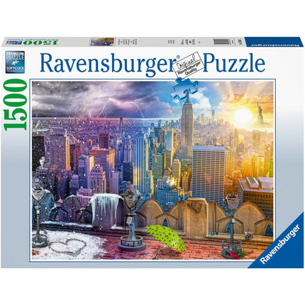 Ravensburger Puzzle: Mrakodrapy New Yorku 1500 dílků