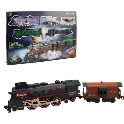 Parní vlaková souprava na baterie 68 dílků