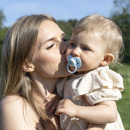 Dudlík silikonový dynamický Tie Dye 0 - 3m 2 ks kluk