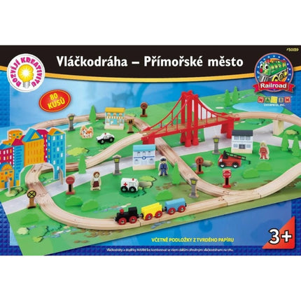 Vláčkodráha Přímořské město 80 ks