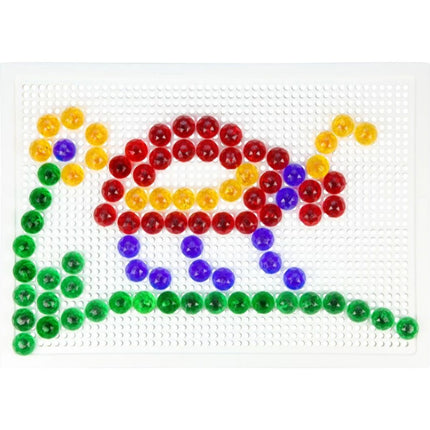 Mozaika velká, 120 ks, 15 mm krystal