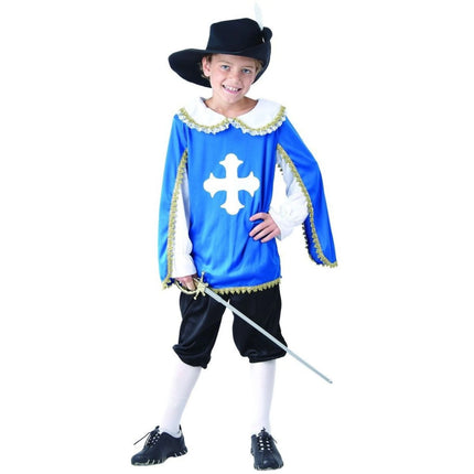 Dětský karnevalový kostým Mušketýr 120 - 130 cm