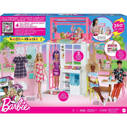 Barbie Skládací dům HCD47