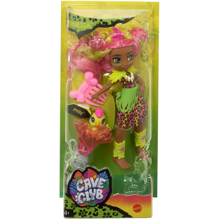 Cave Club™ Panenka s dino zvířátkem Fernessa