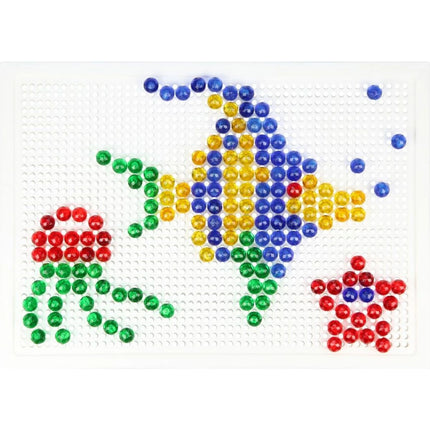 Mozaika velká, 260 ks, 10 mm krystal