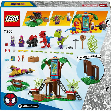 LEGO® Marvel 11200 Spidey a jeho úžasní přátelé Spidey, Gobby a raptoří bitva na základně na stromě