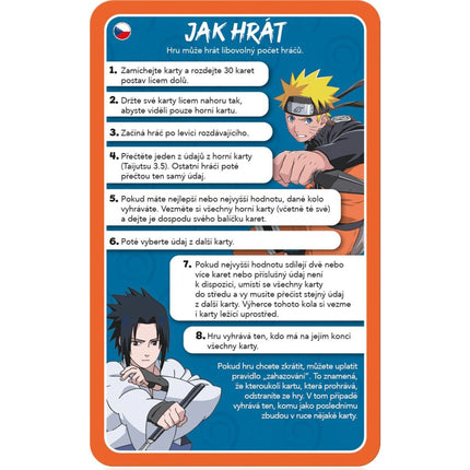Top Trumps Collectibles Naruto cs a SK verze