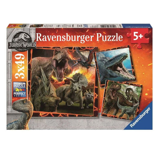 Ravensburger Puzzle: Premium Jurský svět Zánik říše 3x49 dílků
