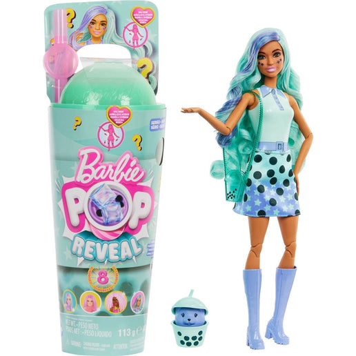 Barbie Pop Reveal bubble tea zelený čaj