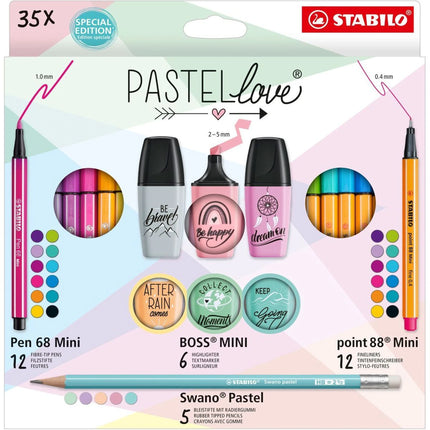 STABILO Souprava Pastellove 35 ks sada