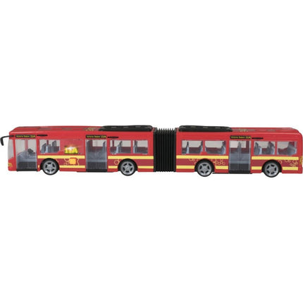 Teamsterz Autobus se zvukem a světlem červený