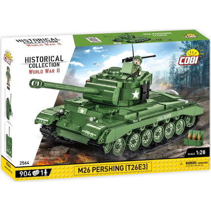 Cobi 2564 Americký tank M26 Pershing T26E3 904 dílků