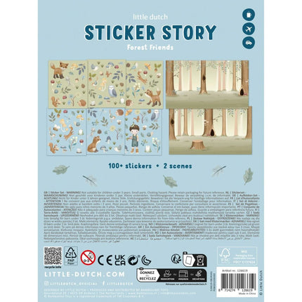 Sada se samolepkami Forest Friends
