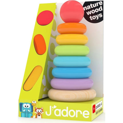 J'ADORE Duhové kroužky na tyči