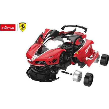Rastar Stavebnice RC auto 1 : 18 Ferrari červené 84 dílků