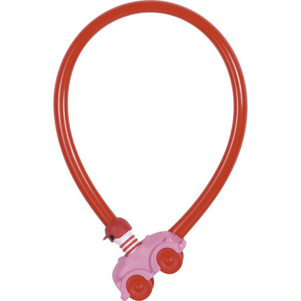 First Bike Zámek na klíč autíčko růžové