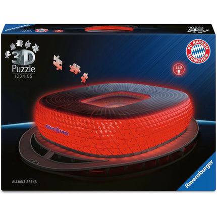 Ravensburger Iconics: Allianz Arena (Noční edice) 200 dílků