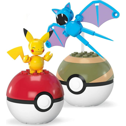 MEGA Pokémon Pokéball - Pikachu a Zubat