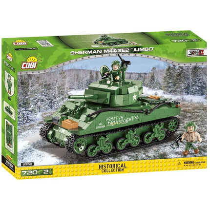 Cobi 2550 II. světová válka Sherman M4A3E2 Jumbo 720 dílků