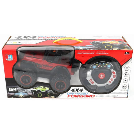 RC džíp na dálkové ovládání červený