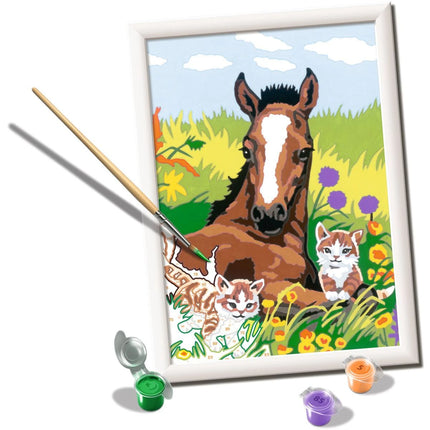 CreArt Kůň a koťata