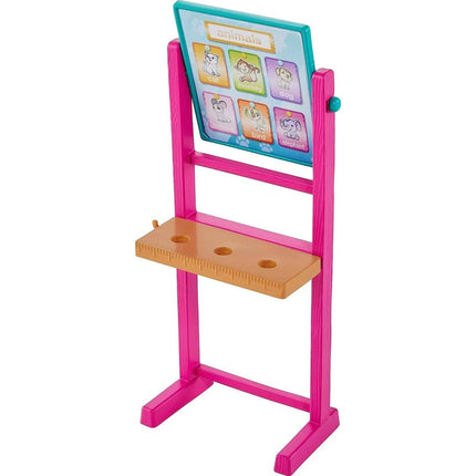 Barbie Herní set povolání s panenkou Učitelka v modrých šatech HCN19