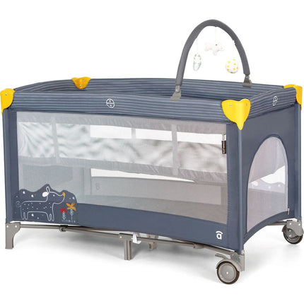 Asalvo Cestovní postýlka Complet duo puppy, druhé dno, hrazdička