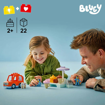 LEGO® DUPLO® Bluey 10458 Bluey a výlet na zmrzlinu
