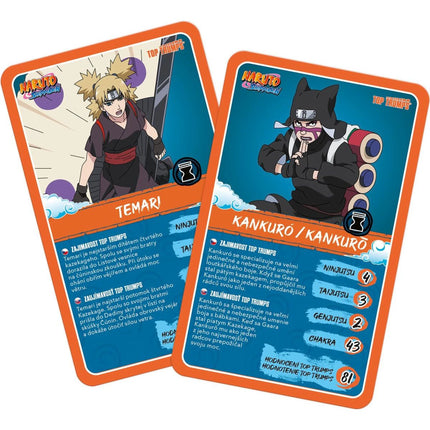 Top Trumps Collectibles Naruto cs a SK verze
