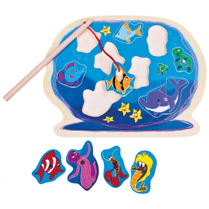 Magnetické puzzle Akvárium s prutem 12 dílků