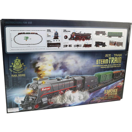 Parní vlaková souprava na baterie 68 dílků