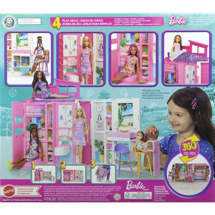 Barbie Domek s panenkou HRJ77