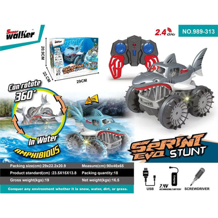 RC obojživelný žralok šedý