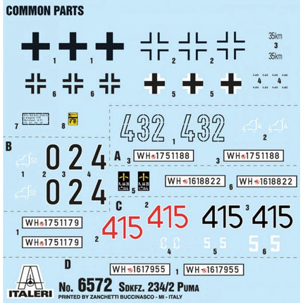Model Kit military 6572 Sd.Kfz.234/2 Puma 1:35