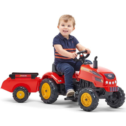 FALK Traktor šlapací Xtractor červený