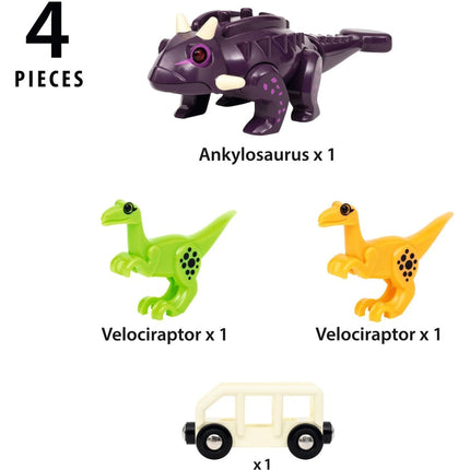 BRIO Vlaková sada dinosauří útok