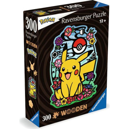 Ravensburger Puzzle: Dřevěné puzzle Pikachu 300 dílků - Pokémon