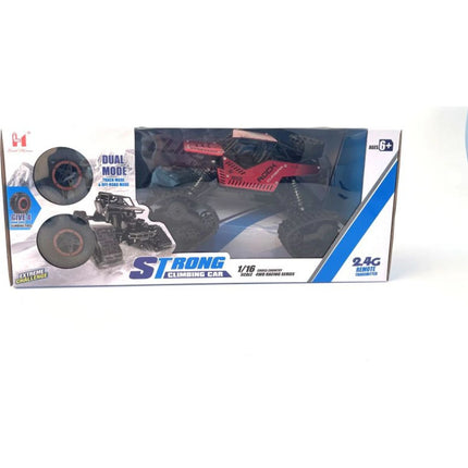 Terénní duální auto 1 : 16 červené