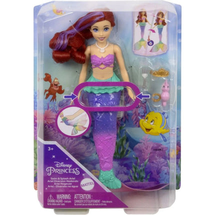 Plavající malá mořská Víla Ariel - Disney Princezny