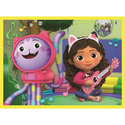 Puzzle Gábinin kouzelný domek Obrázkové kostky 12 ks