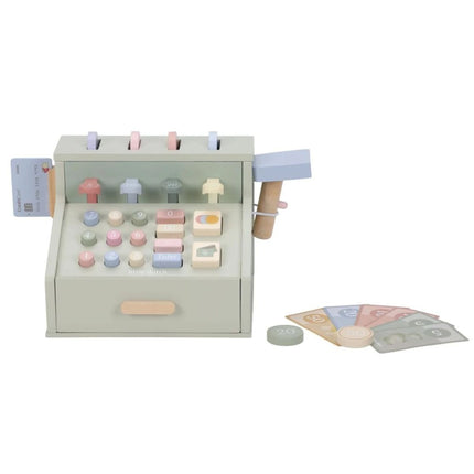 Pokladna se skenerem a čtečkou karet dřevěná