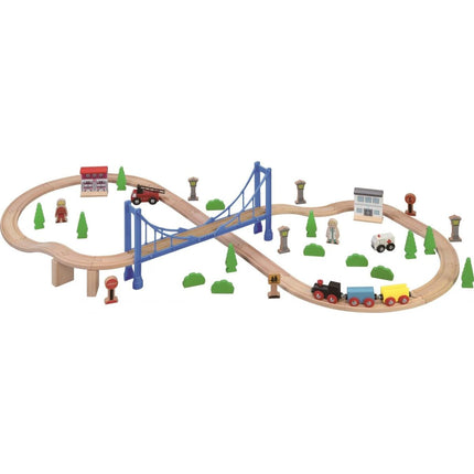 Vláčkodráha s visutým mostem 57 ks