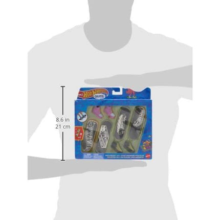 Hot Wheels Skate Tony Hawk Fingerboard a Removable Skate Shoes Multipack varianta 4