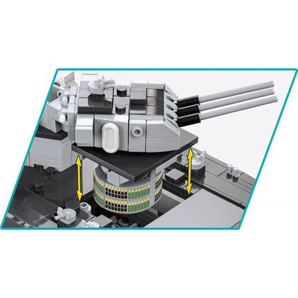 Cobi 4837 II. světová válka Battleship Missouri BB-63 2655 dílků