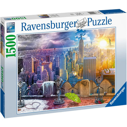 Ravensburger Puzzle: Mrakodrapy New Yorku 1500 dílků